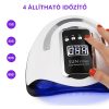 Nail Master elektromos körömcsiszoló és SUN X11 MAX UV/LED műkörmös lámpa szett