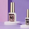 M+ beauty Broken Diamond UV gél lakk - 001 Sötétrózsaszín