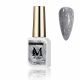 M+ beauty Broken Diamond UV gél lakk - 003 Holografikus ezüst