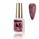 M+ beauty Broken Diamond UV gél lakk - 004 Bordó