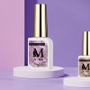 M+ beauty Broken Diamond UV gél lakk - 009 Holografikus pink