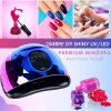 Ombre D9 Shiny UV/LED műkörmös lámpa szett Nail Master csiszológéppel