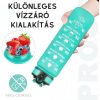 Színes motivációs kulacs idézetekkel és időskálával (1000 ml) - Zöld