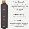 Kulacs időskálával (1000 ml) - Fekete