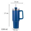 Nagy méretű thumbler pohár - 1200 ml - Sötétkék