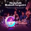 LED hangulatfényes, vezeték nélküli töltéssel ellátott Bluetooth hangszóró BT-2301