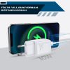 Joyroom Hálózati Gyorstöltő L-QP303, 1xUSB-1xUSB-C, 30W - Fehér