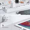 Joyroom Hálózati Gyorstöltő L-QP303, 1xUSB-1xUSB-C, 30W - Fehér