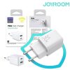 Joyroom Hálózati Gyorstöltő L-QP303, 1xUSB-1xUSB-C, 30W - Fehér