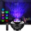 Bluetooth LED projector - Fekete - 19 cm