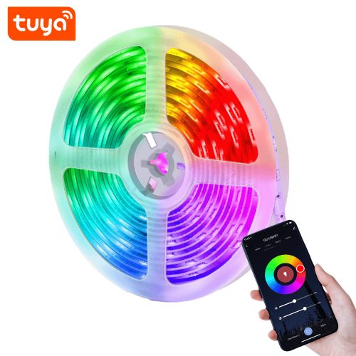 TUYA ANTELA Dimmelhető wifis okos RGB LED Fényszalag 5 M 14 W- LS-WIFITD-RGB