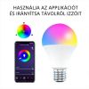 LED Wifis dimmelhető, okos RGB izzó - E27, 9W - 2 db 