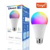 TUYA RGB, LED dimmelhető okos izzó, E27, 10W - A21