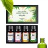 Afire Láng hatású aromaterápiás párásító - 180 ml - Pulaiyi 4 részes illóolaj szett