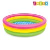 INTEX "Sunset Glow" 3 gyűrűs gyermekmedence - 57412np - Szivárvány