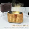 Flame láng hatású diffúzor és aroma párologtató, kalász mintával, 130 ml